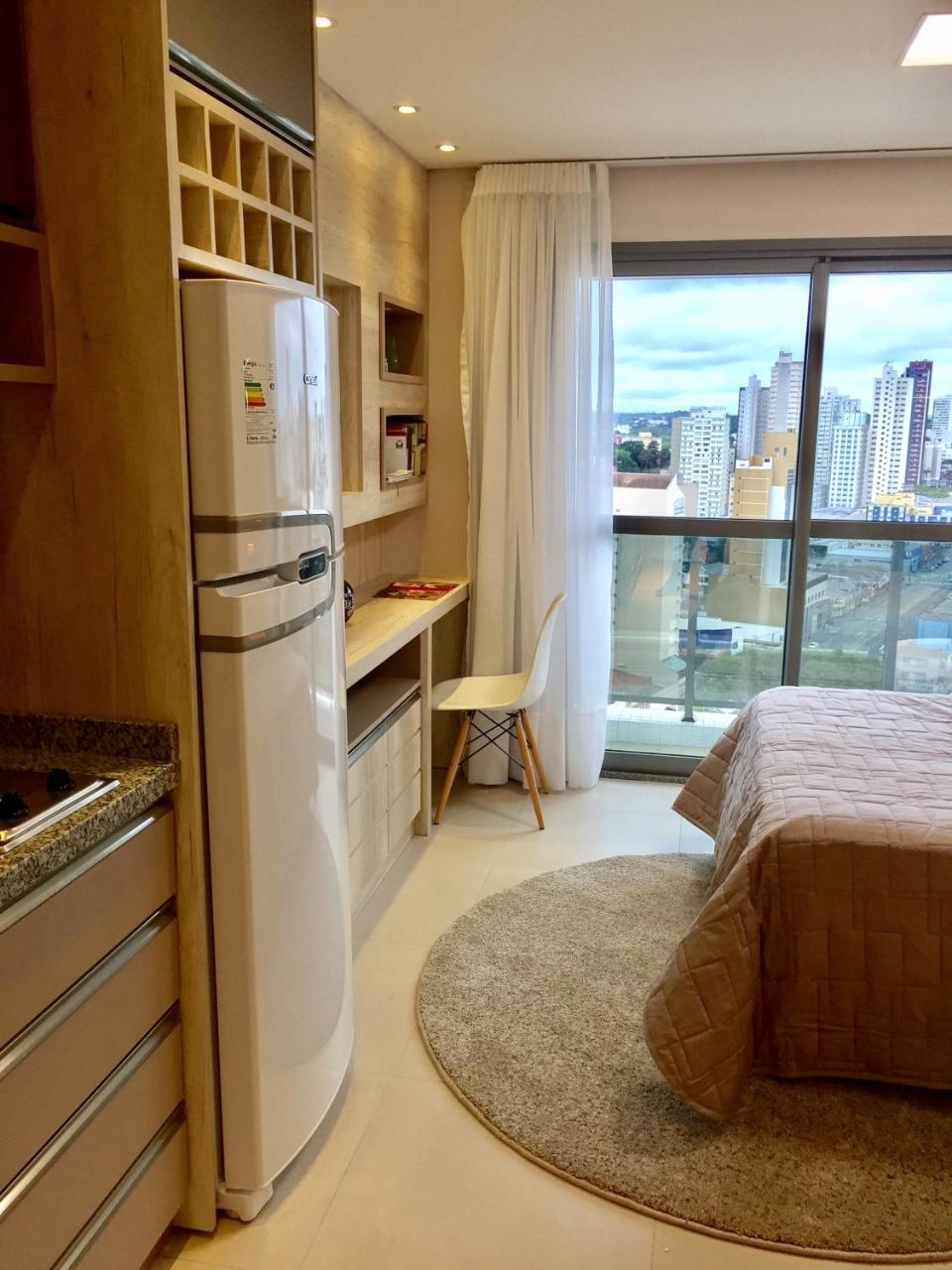 Estudio Moderno Com Linda Vista Para A Serra Curitiba Ngoại thất bức ảnh