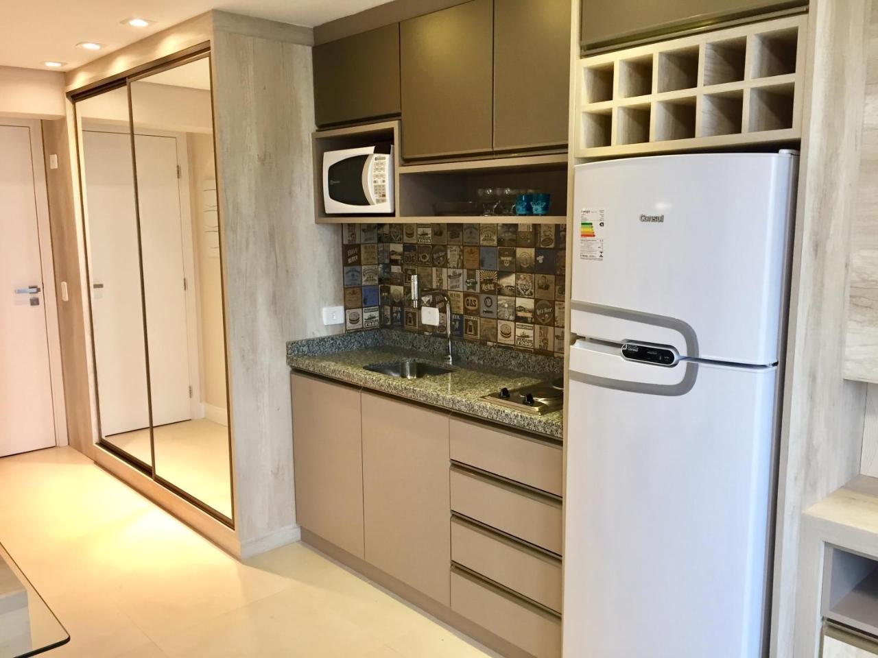 Estudio Moderno Com Linda Vista Para A Serra Curitiba Ngoại thất bức ảnh